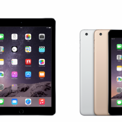 携帯3社、Appleの「iPad Air 2」「iPad mini 3」を10月24日発売