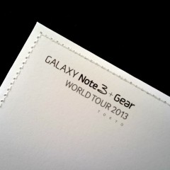 レポート：「GALAXY Note3 + Gear WORLD TOUR 2013 TOKYO」（後編）
